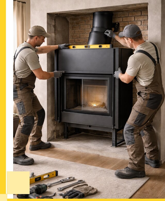 Установка каминных топок в Новотроицке под ключ от 18842 р. | ЭриданНвт