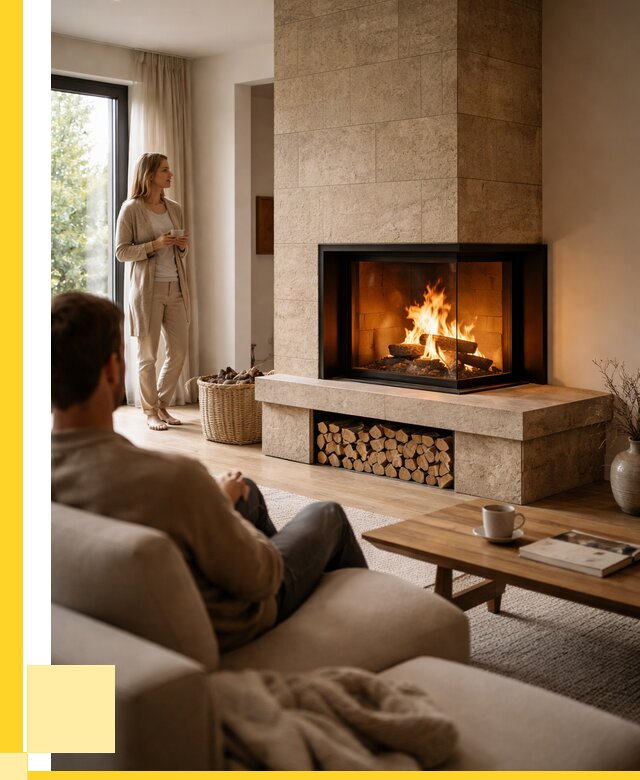 Угловые камины из кирпича установка в Новотроицке от 157020 р. ЭриданНвт