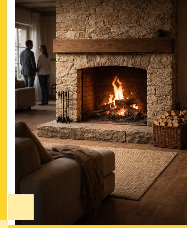 Открытые камины под ключ в Новотроицке от 157020 р. ЭриданНвт