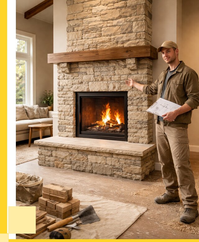 Камины под ключ в Новотроицке от 188424 р. | ЭриданНвт — установка