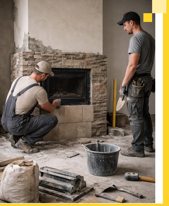 Камины под ключ в Новотроицке: проект, изготовление и монтаж