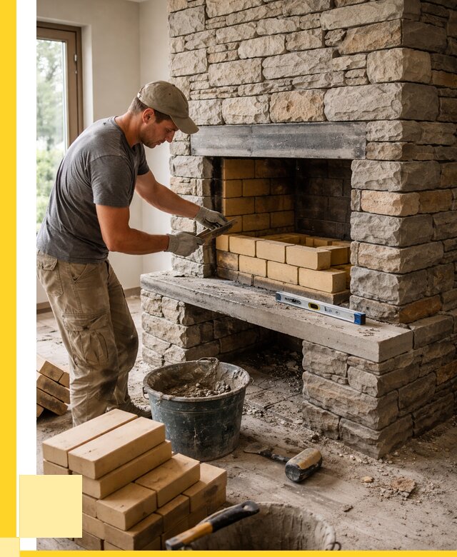 Кладка каминов и камина в Новотроицке от 26170 р. ЭриданНвт