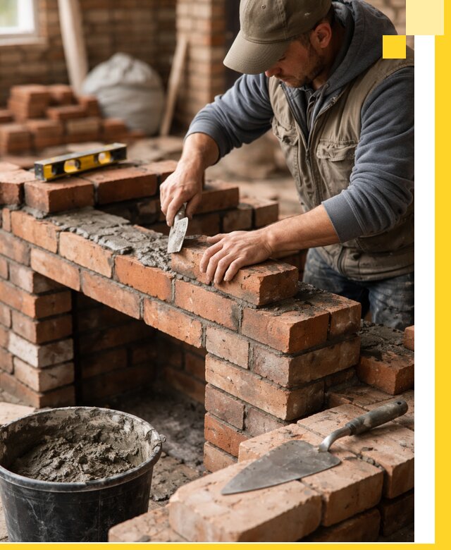 Кладка каминов под ключ в Новотроицке профессиональная отделка и монтаж