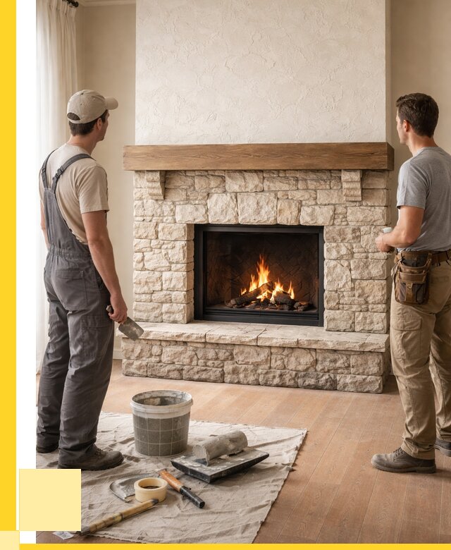 Отделка каминов в Новотроицке от 6804 р. под ключ | ЭриданНвт