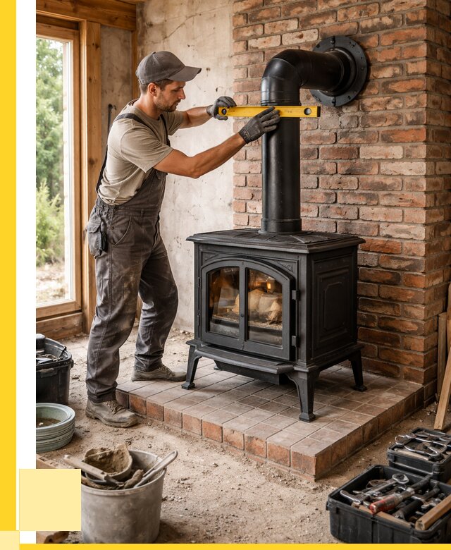 Монтаж печей установка банной печи в Новотроицке от 15702 р. | ЭриданНвт