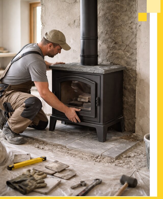 Профессиональный монтаж печей и каминов в Новотроицке под ключ