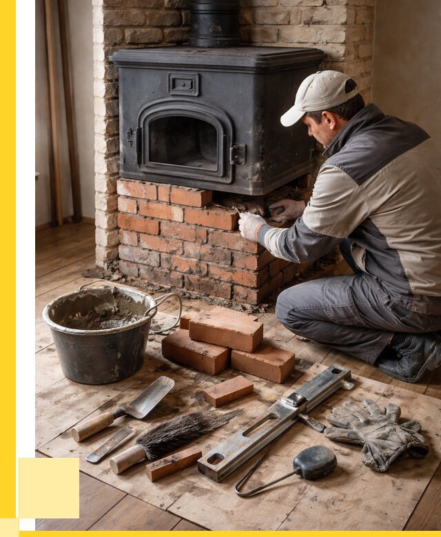 Ремонт печей в Новотроицке от 12562 р., услуги печника ЭриданНвт