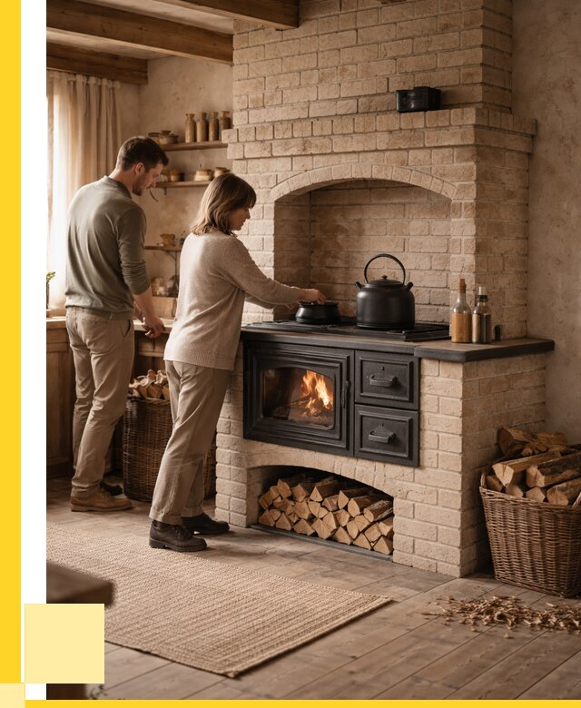 Печи с плитой в Новотроицке от 47106 р. | ЭриданНвт — кирпичная печь