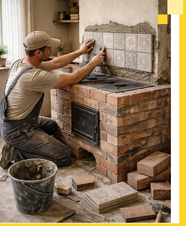 Печи с плитой на заказ монтаж гарантия и сервис в Новотроицке