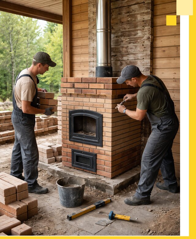 Производство и установка дачных печей под ключ в Новотроицке