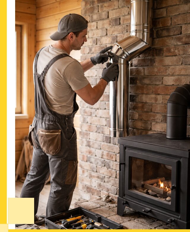 Монтаж дымоходов для печей в Новотроицке от 7851 р. | ЭриданНвт