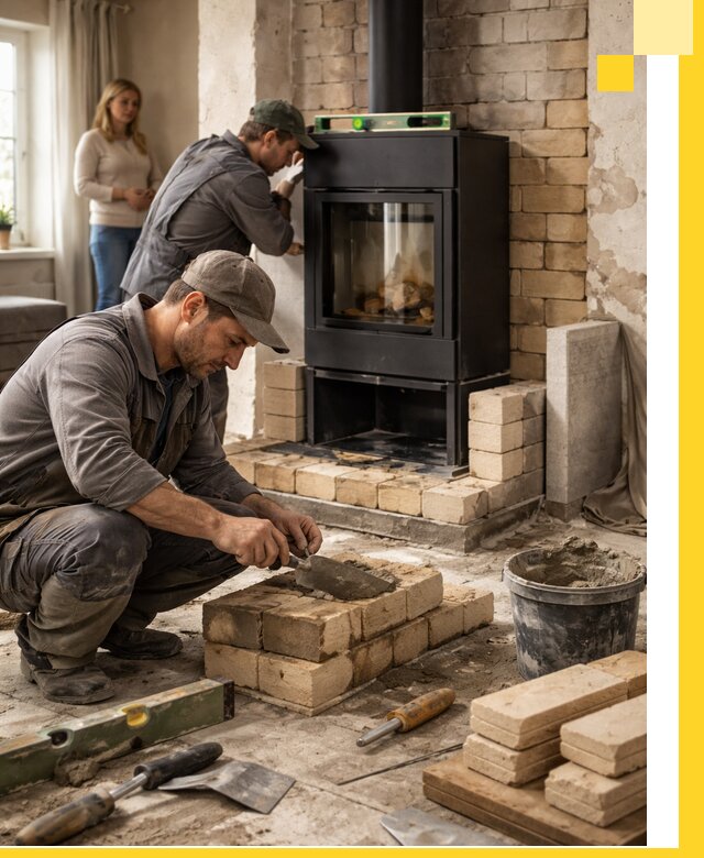 Печи и камины под ключ: проект, установка в Новотроицке