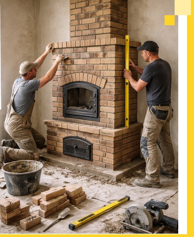 Продажа и установка печей и каминов для дома под ключ в Новотроицке