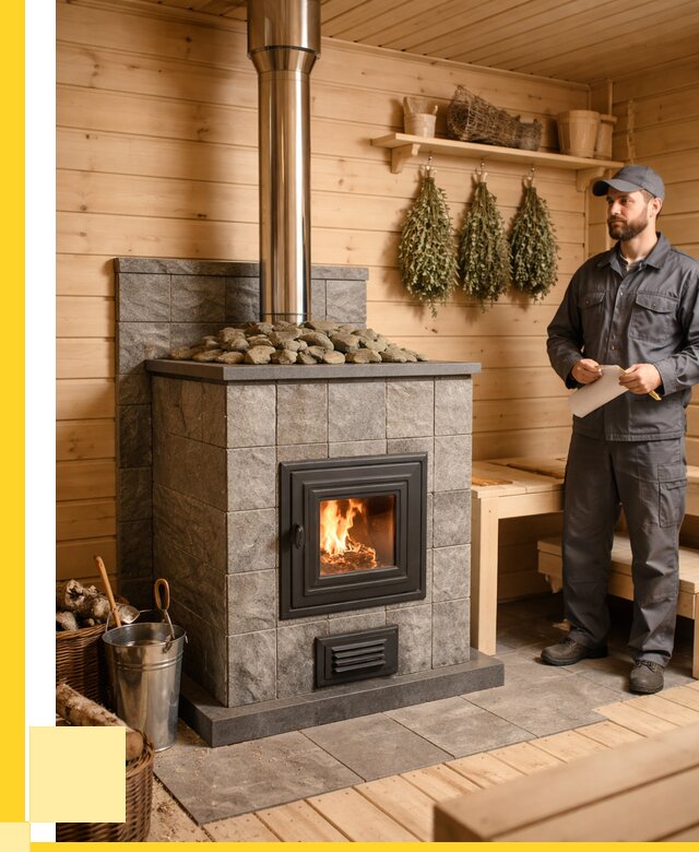 Печи для бани под ключ в Новотроицке от 125616 р. | ЭриданНвт