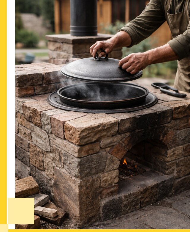 Печи для казана в Новотроицке по цене от 18842 р. | ЭриданНвт