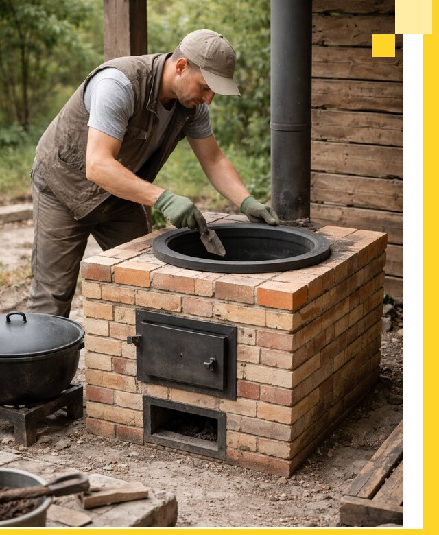 Изготовление и установка печей для казана в Новотроицке под ключ