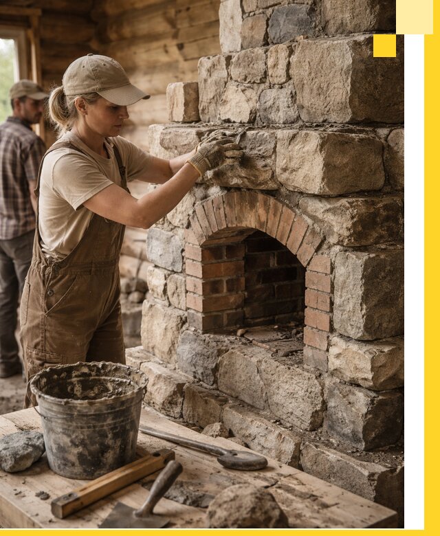 Каменные печи на заказ и монтаж в Новотроицке, долговечные решения