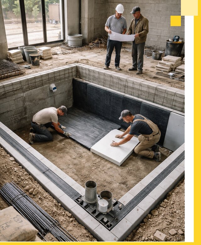 Проекты частных и общественных бассейнов под ключ в Новотроицке