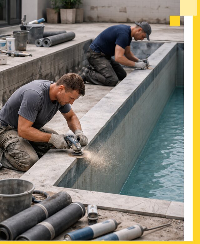 Профессиональный ремонт бассейнов под ключ в Новотроицке