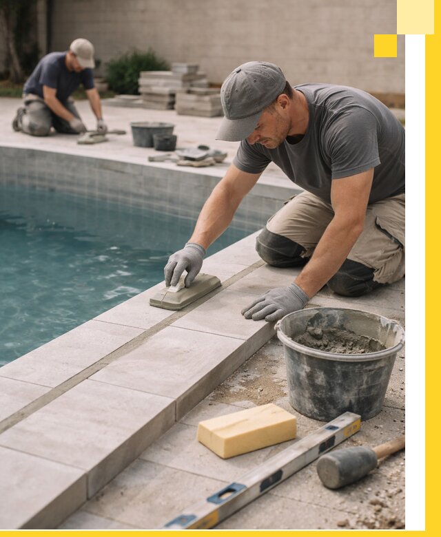 Отделка бассейнов в Новотроицке: декоративная отделка и гидроизоляция