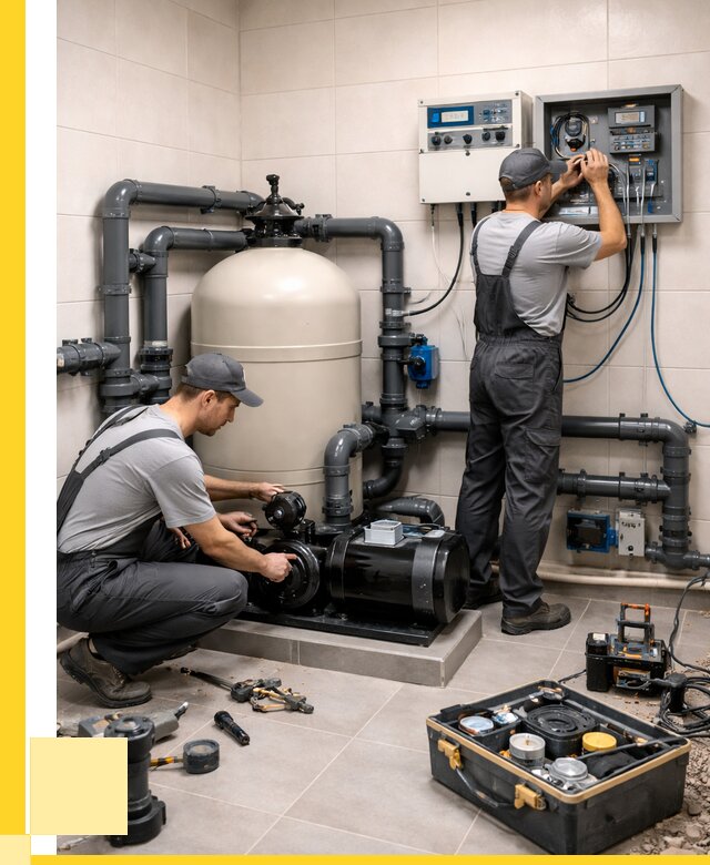 Монтаж оборудования для бассейнов в Новотроицке от 41872 р. | ЭриданНвт