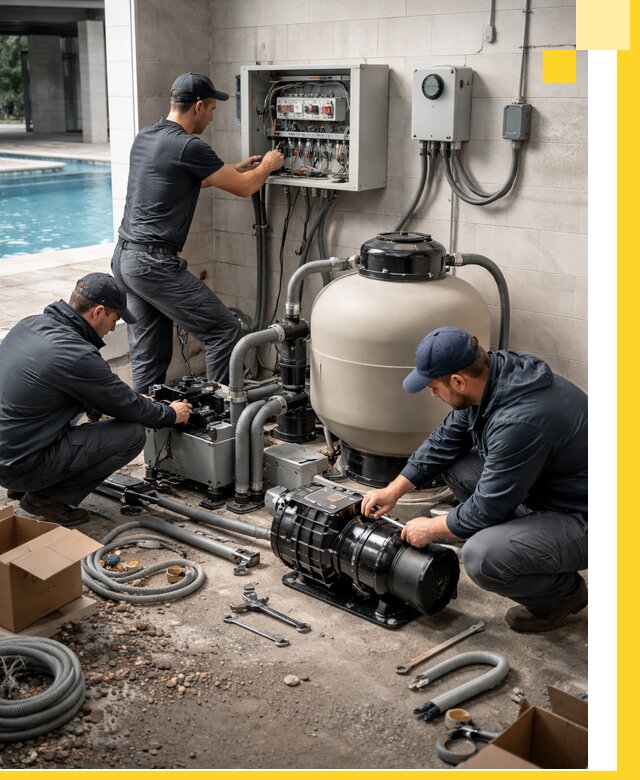 Профессиональный монтаж оборудования для бассейнов в Новотроицке