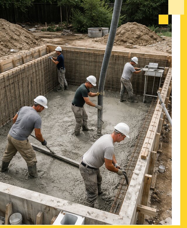 Строительство бетонных бассейнов под ключ в Новотроицке