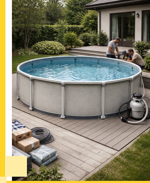 Купить каркасные бассейны в Новотроицке от 47106 р. | ЭриданНвт