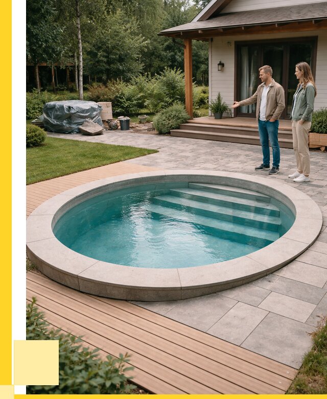 Бассейн на даче под ключ в Новотроицке от 209360 р., ЭриданНвт