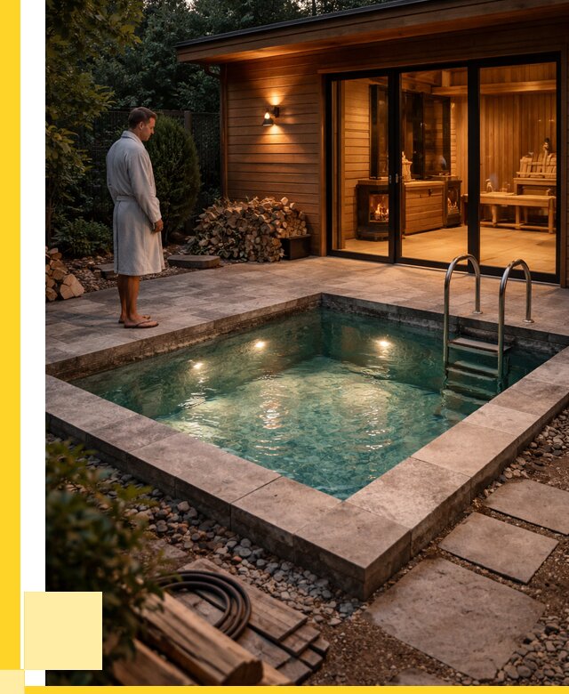 Бани с бассейном под ключ в Новотроицке от 99446 р. | ЭриданНвт