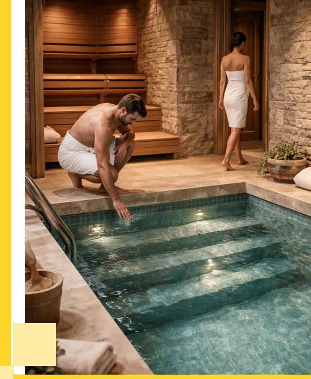 Сауна с бассейном под ключ в Новотроицке от 125616 р., ЭриданНвт