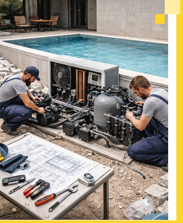 Проектирование и монтаж бассейнов с подогревом в Новотроицке