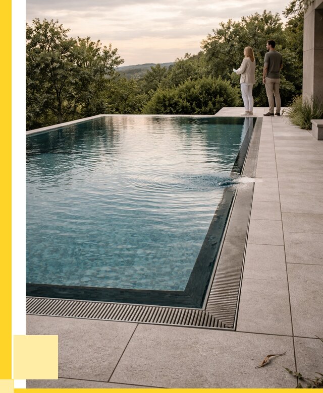 Проект переливные бассейны в Новотроицке от 2617000 р. | ЭриданНвт