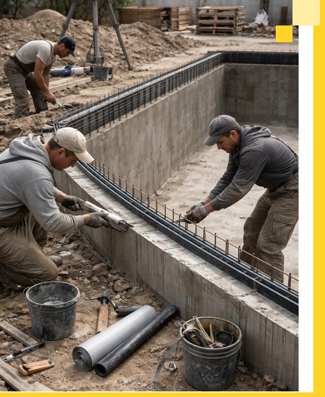 Качественный монтаж чаши бассейна в Новотроицке под ключ с гарантией