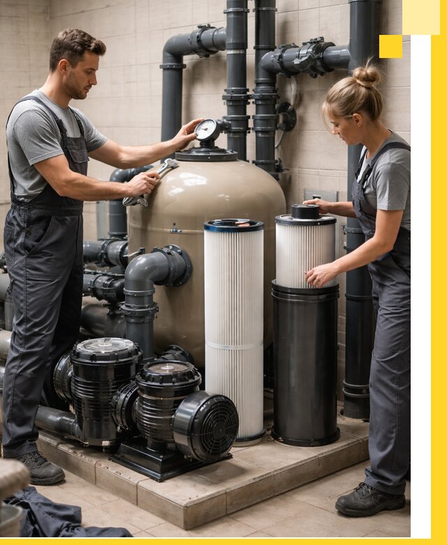 Фильтры и системы фильтрации для бассейнов в Новотроицке