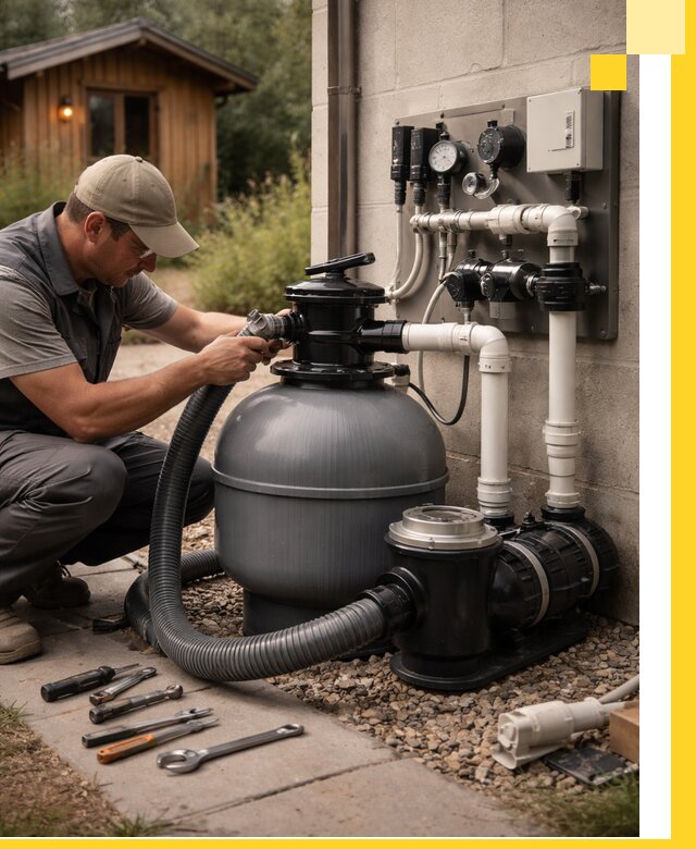 Продажа и монтаж фильтров и насосов для бассейнов в Новотроицке