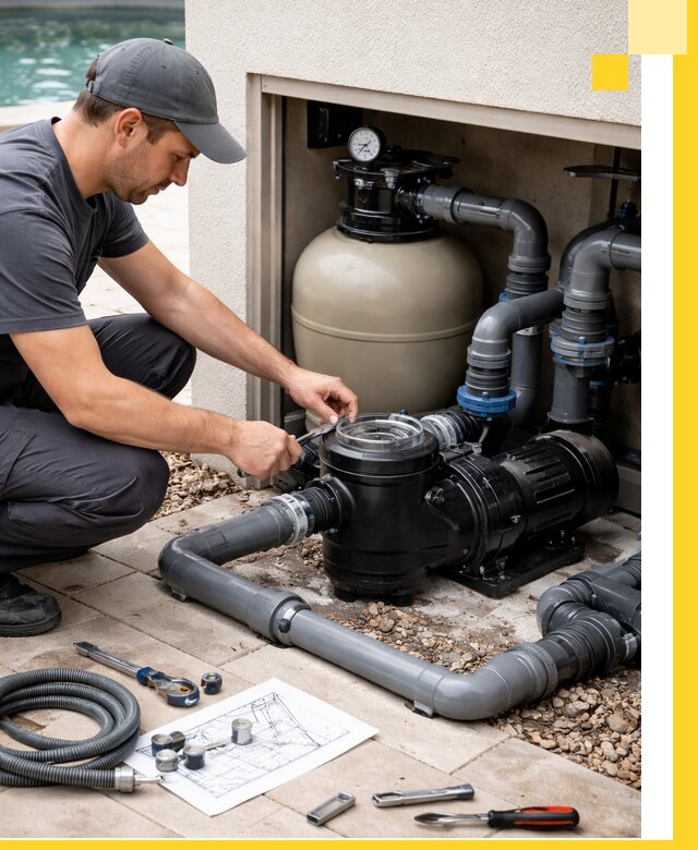 Поставка, монтаж и сервис насосов для бассейнов в Новотроицке