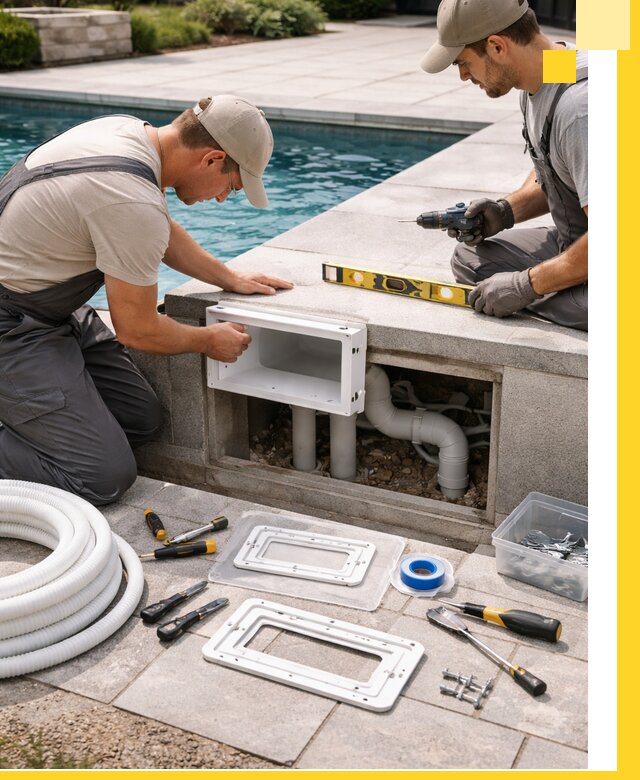 Поставка и установка скиммеров для бассейнов в Новотроицке