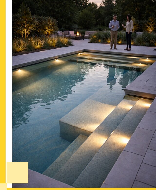 Освещение бассейнов в Новотроицке под ключ от 26170 р. | ЭриданНвт