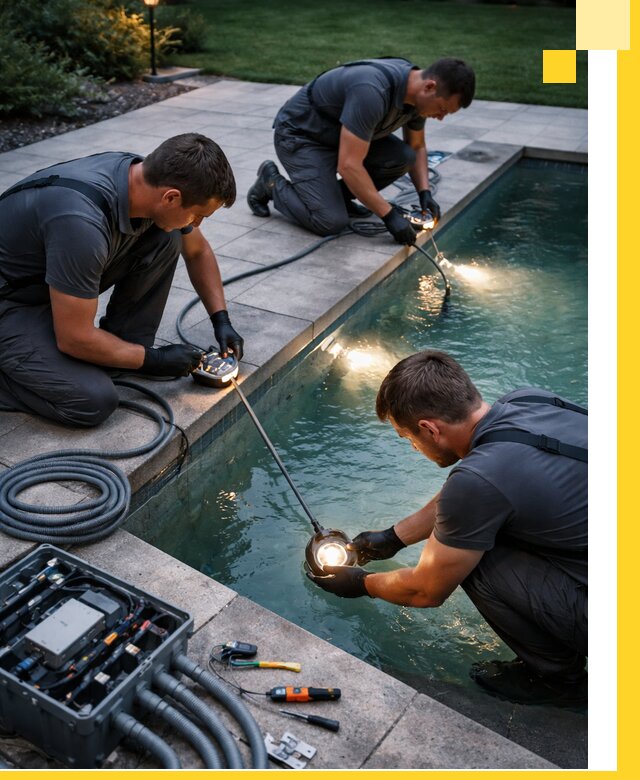 Профессиональное освещение бассейнов в Новотроицке: дизайн и монтаж