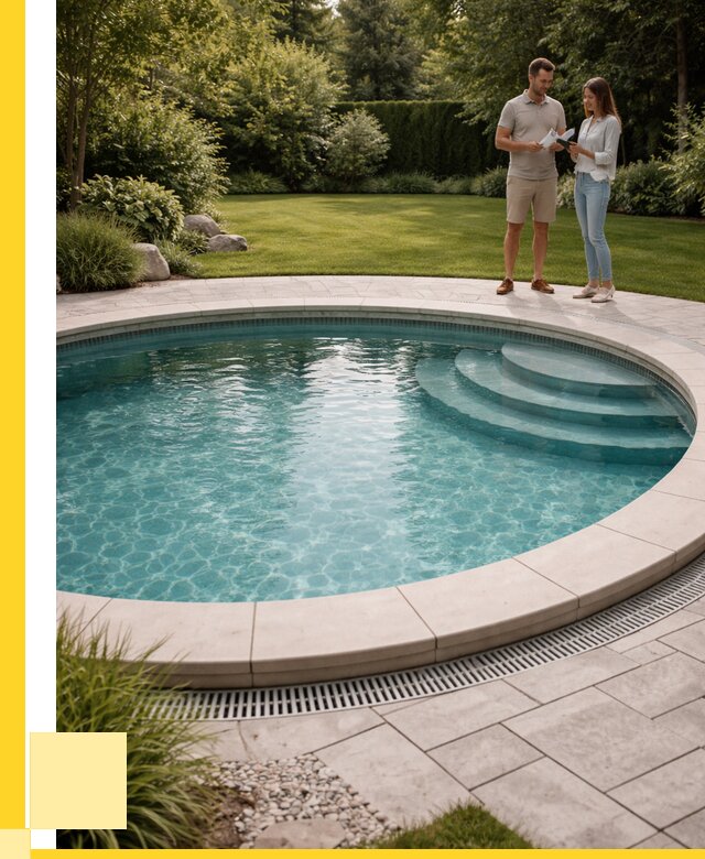 Круглые каркасные бассейны купить в Новотроицке от 261700 р. | ЭриданНвт