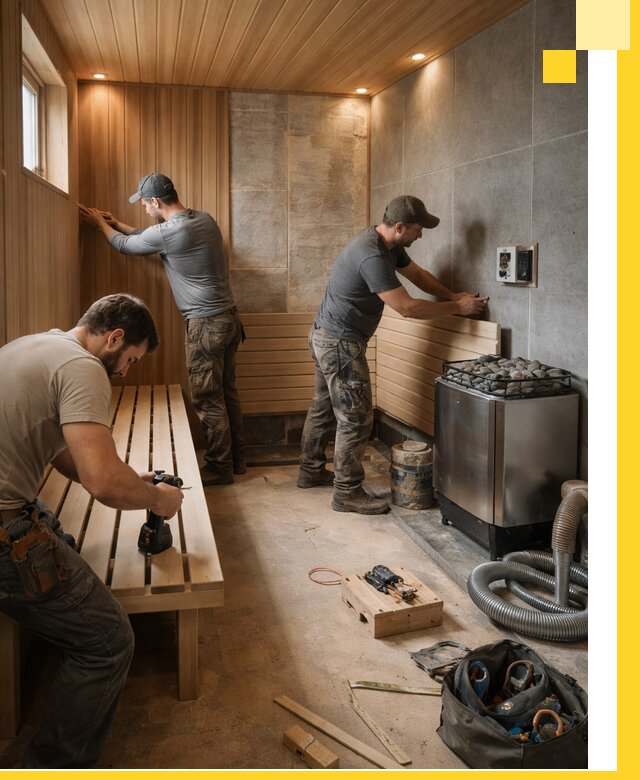 Сауны под ключ в Новотроицке, проектирование, строительство, отделка