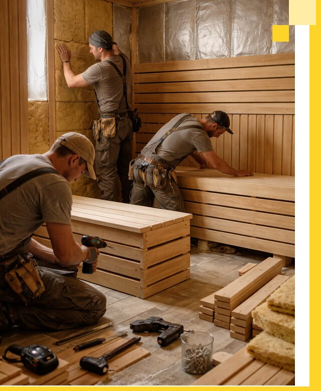 Профессиональное строительство саун под ключ в Новотроицке