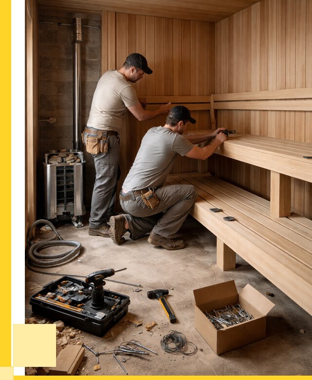 Монтаж саун под ключ в Новотроицке от 125616 р. | ЭриданНвт