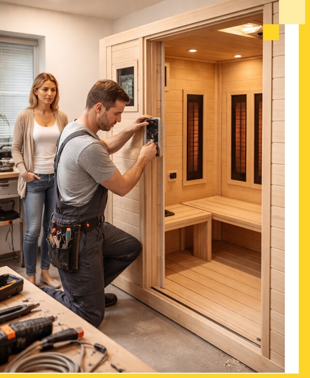 Инфракрасные сауны под ключ в Новотроицке продажа и установка