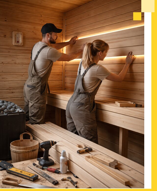 Дизайн саун и бань под ключ с индивидуальным проектом в Новотроицке