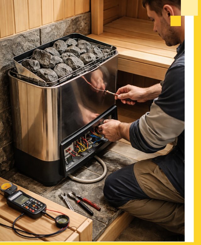 Продажа и установка электрокаменок для саун в Новотроицке