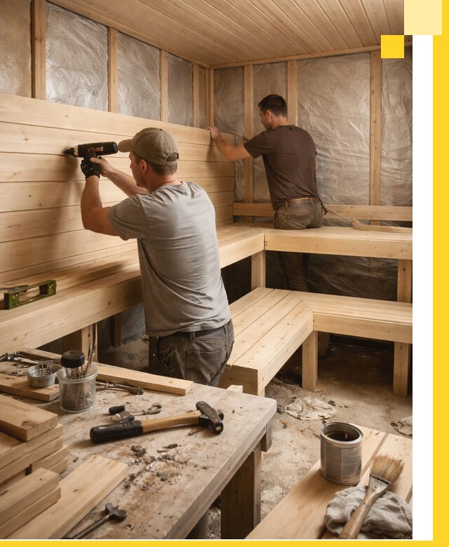 Профессиональная отделка бань и саун под ключ в Новотроицке