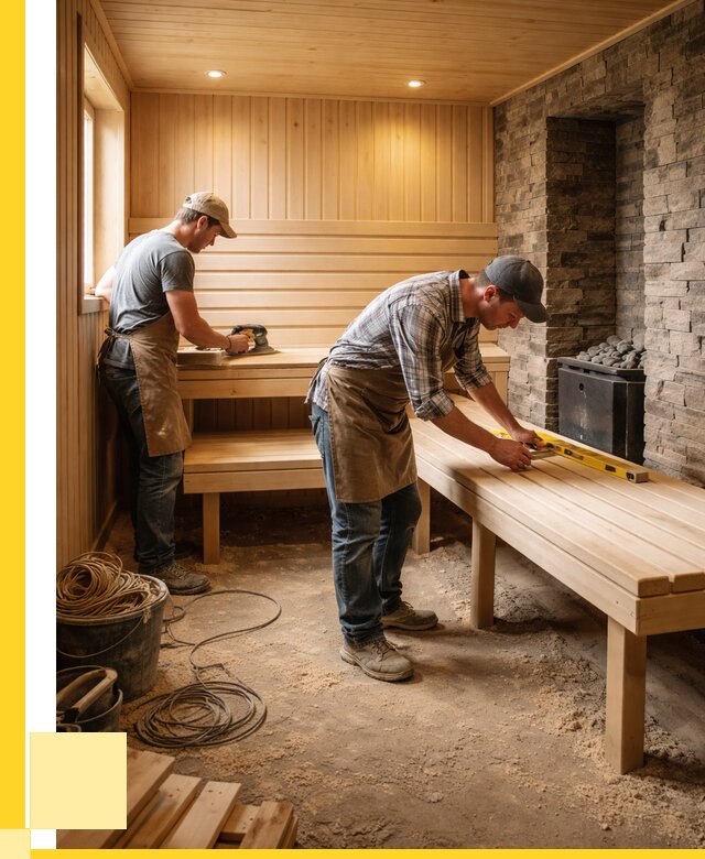 Отделка бани в Новотроицке: внутренняя отделка от 3140 р. | ЭриданНвт