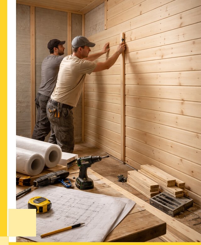 Обшивка бани вагонкой в Новотроицке от 1256 р., ЭриданНвт